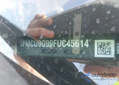 2015 Ford Escape Se z USA, uszkodzony, nr VIN 1FMCU9G99FUC45614